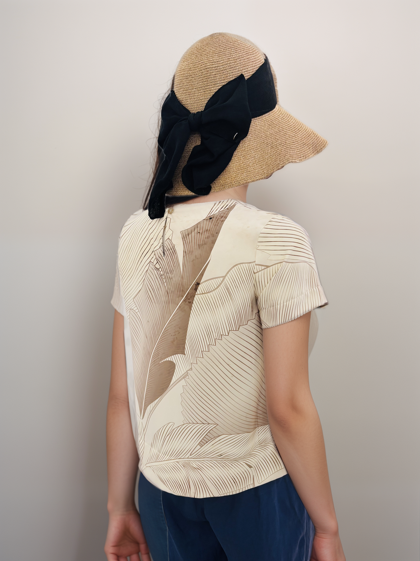 Beige Fern Women Blouse