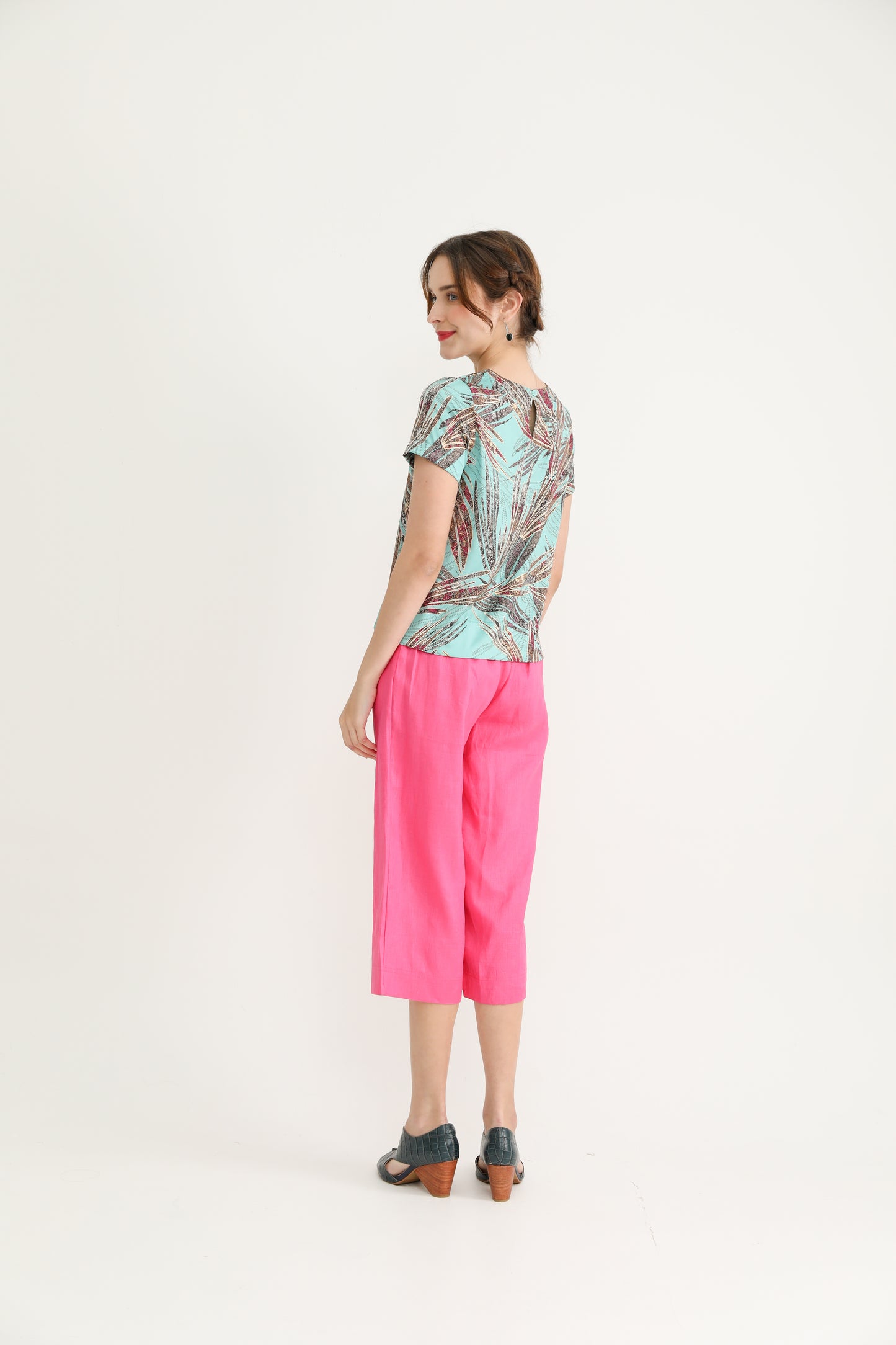 Candy Pink Culottes ( NEW )