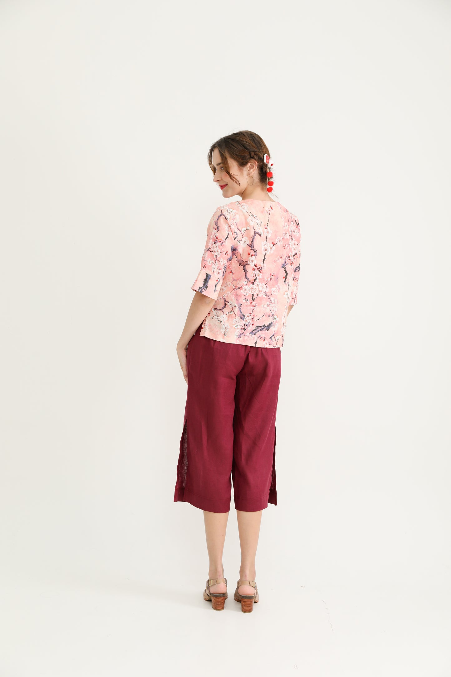Sakura Trio Buttons Blouse