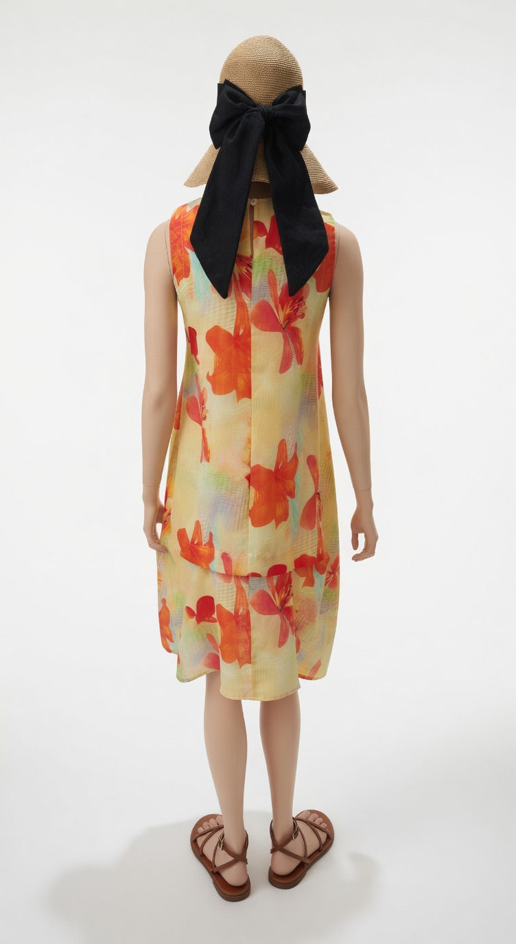 Flame Floral Dress