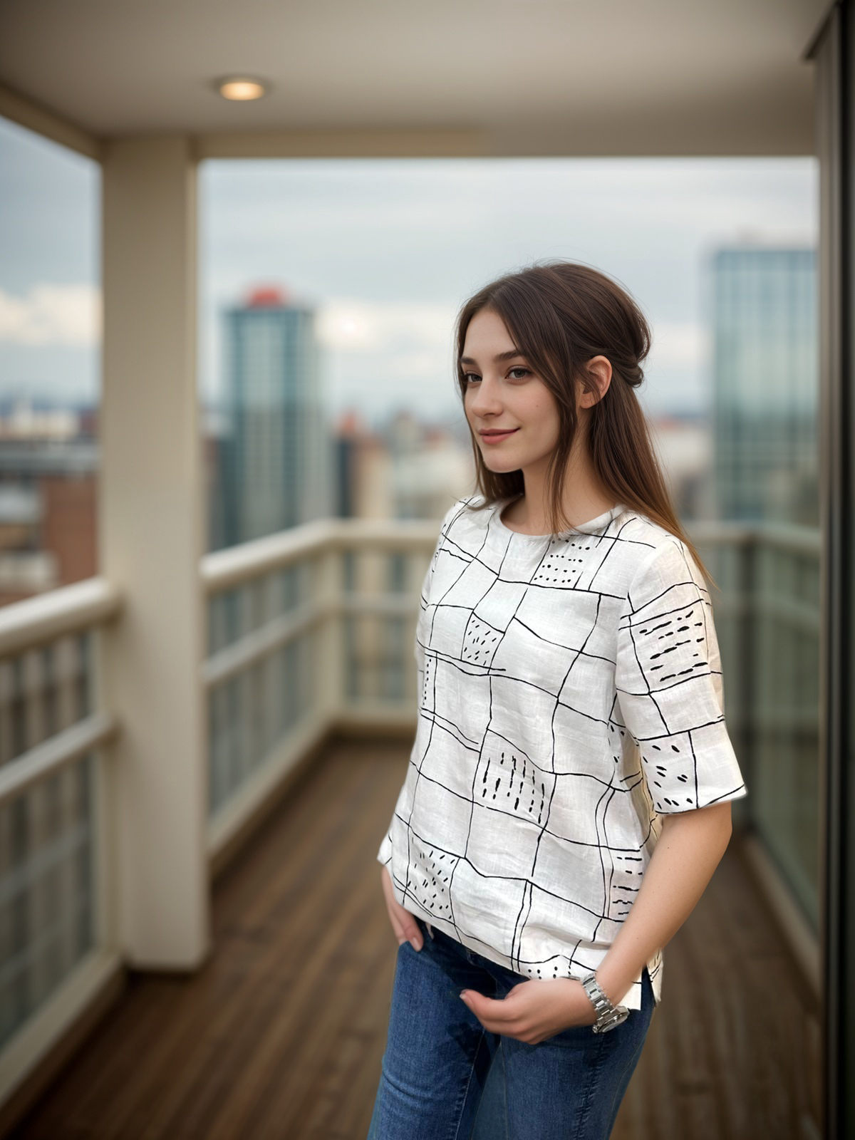 Checks Women Blouse