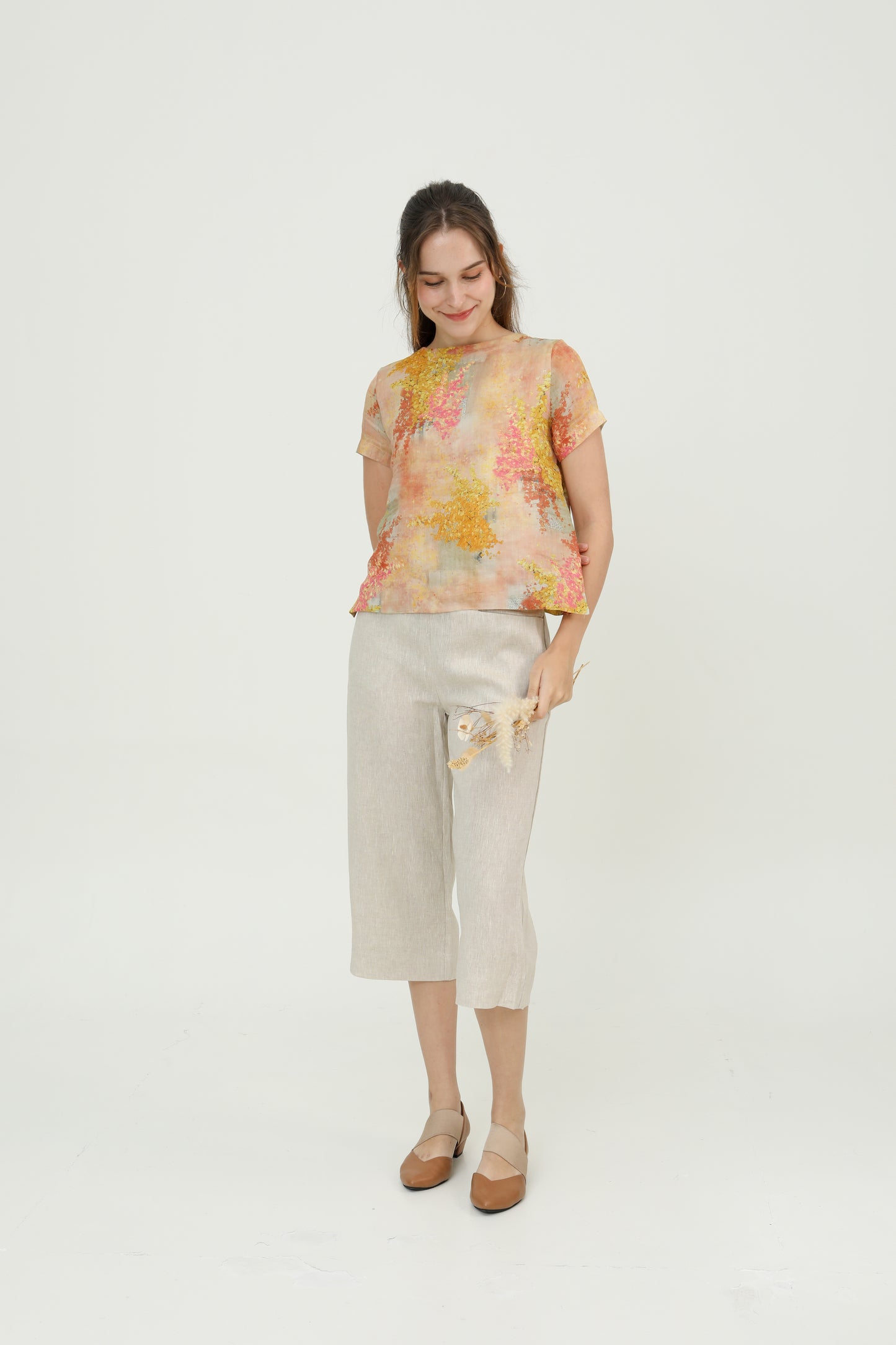 Pink & Gold Women Blouse