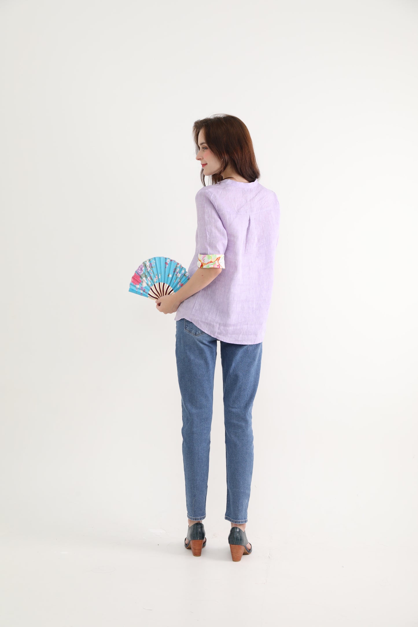Purple Polo Women Shirt