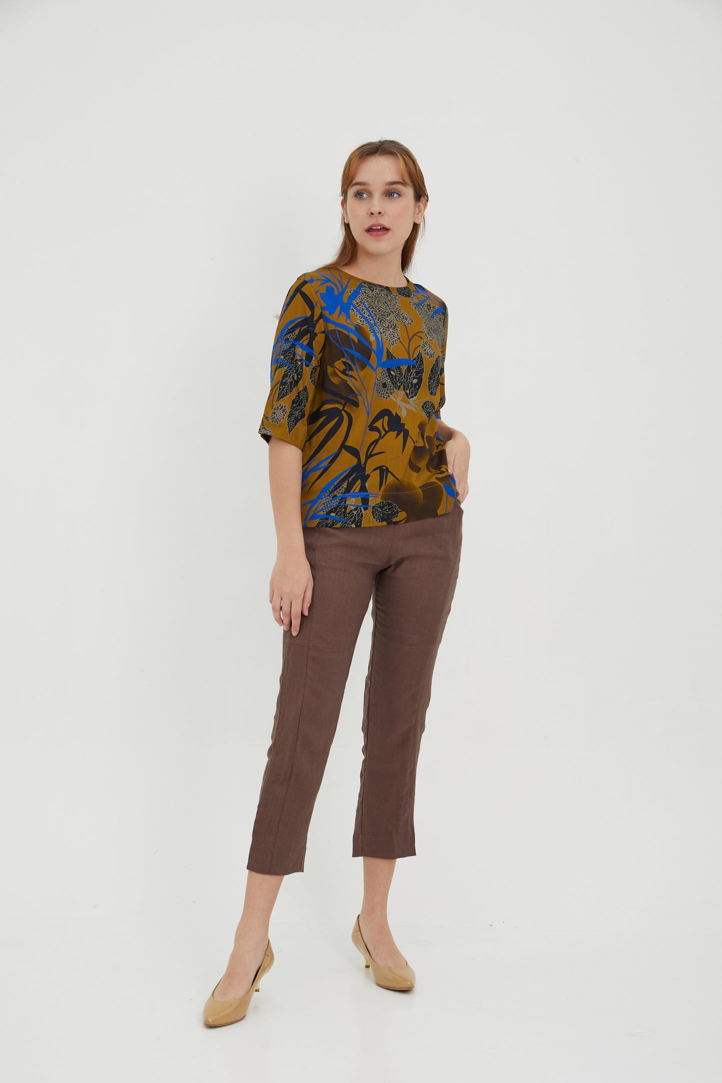 Zai Printed Blouse on