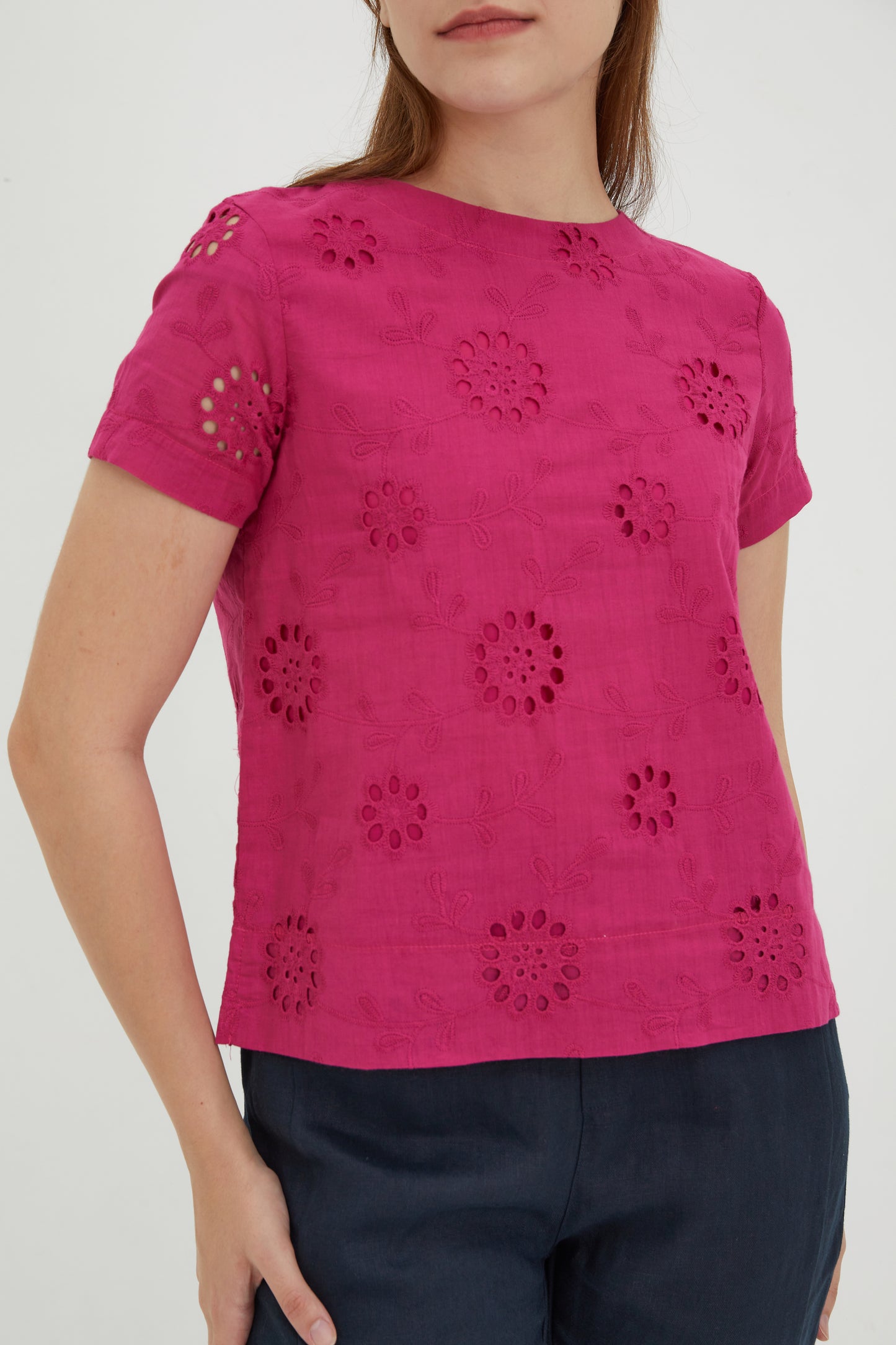 Aya II Lace Eyelet Women Blouse