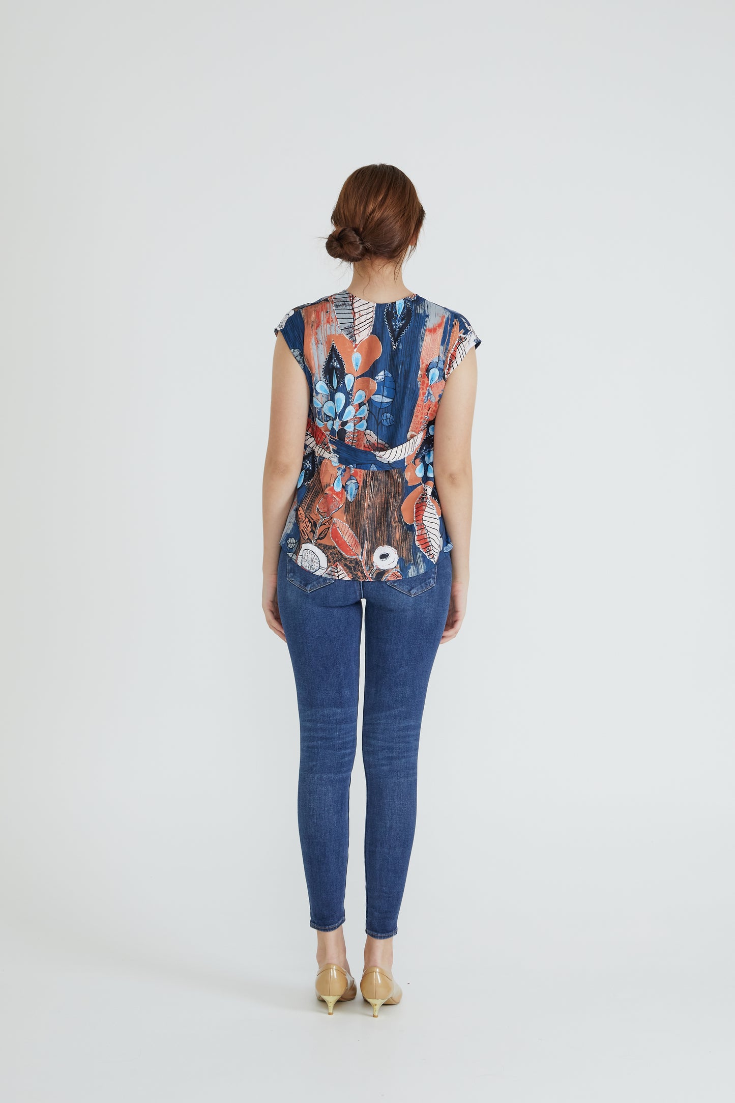 Obi Belt Women Blouse