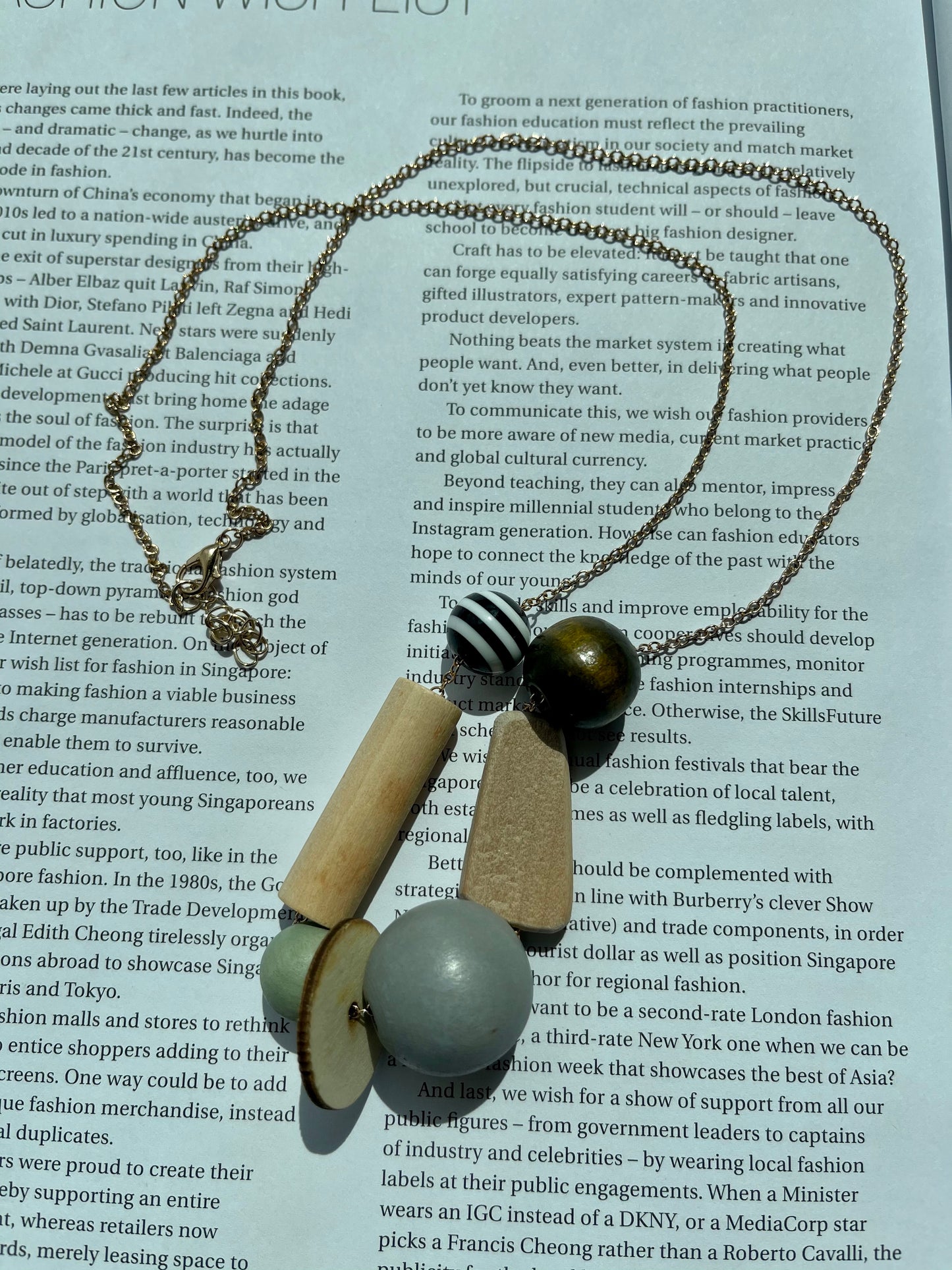 Jenn Circular Mixed Women Necklace
