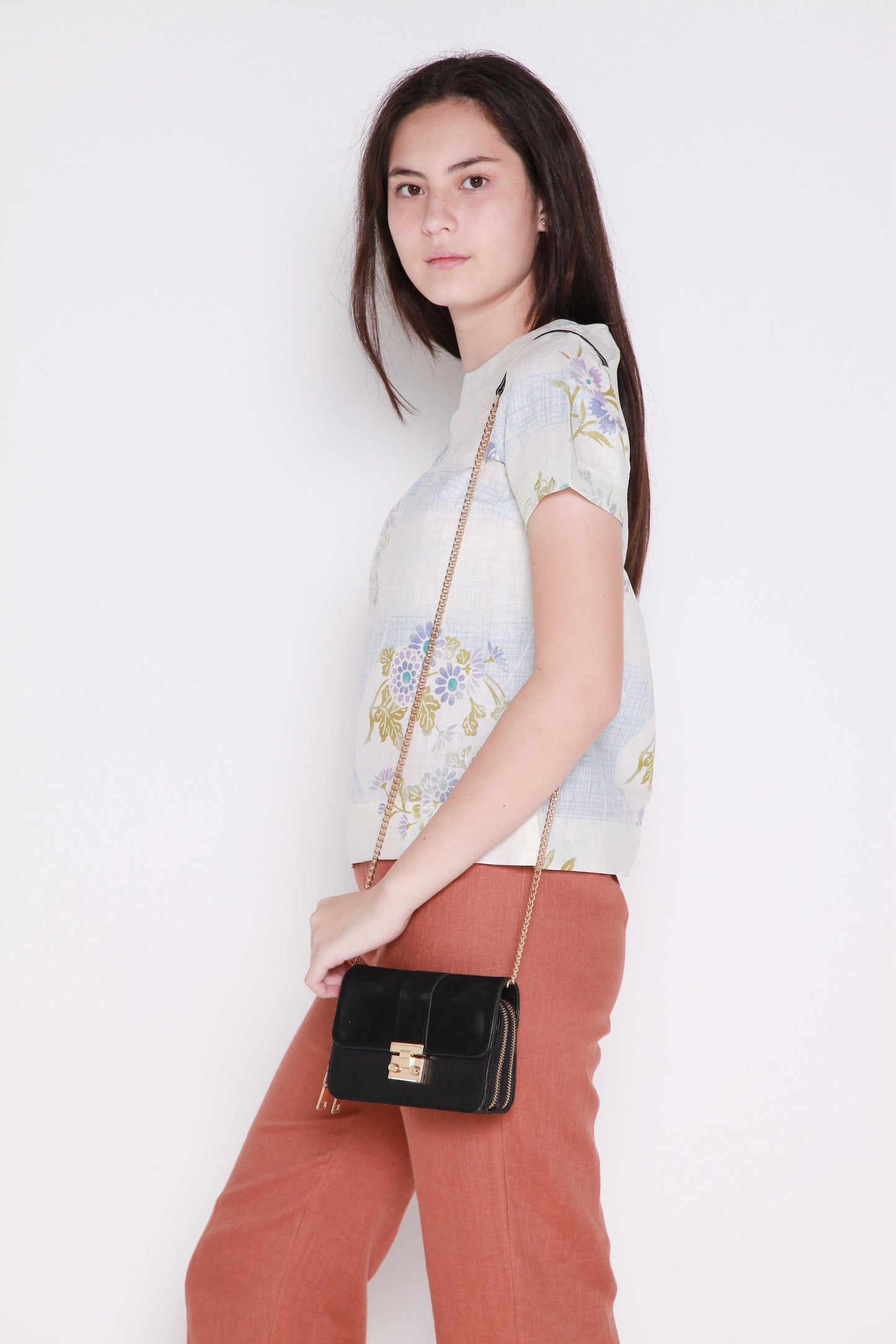 Lavender Floral Blouse