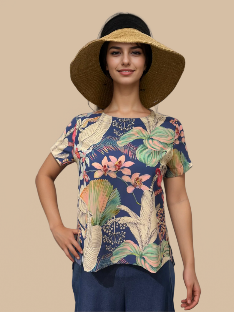 The Blue Orchid Women Blouse