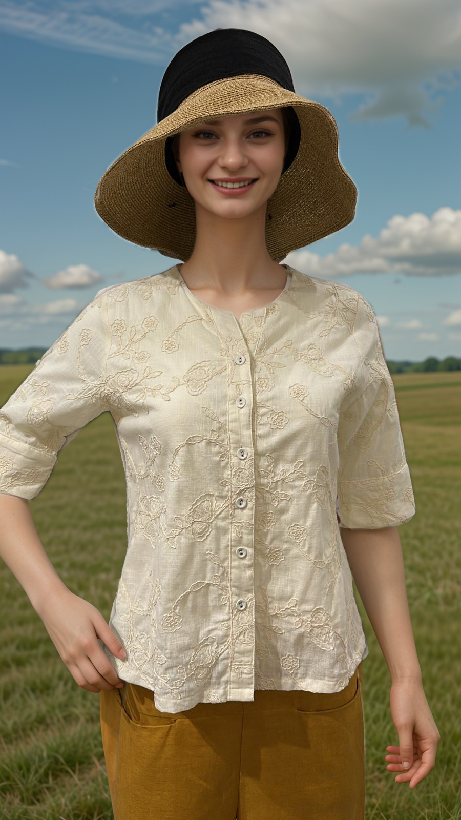 Fresh Cream Women Blouse