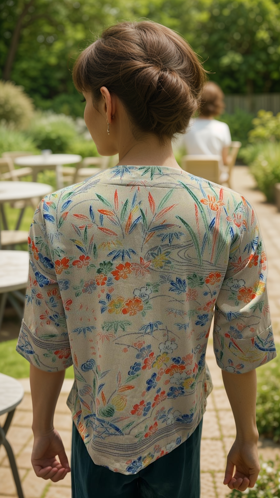 3 Buttons Sweet Blouse