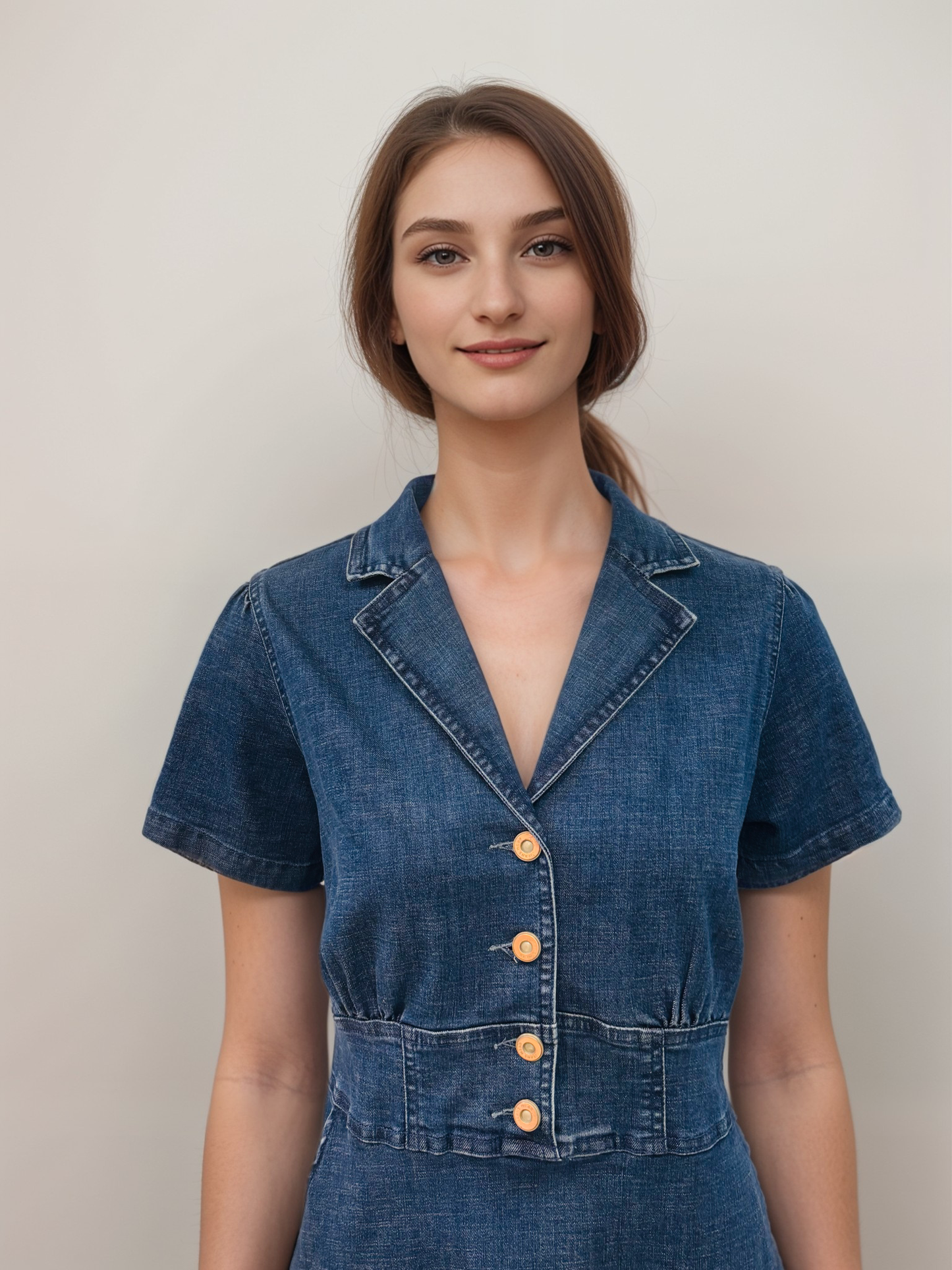 Denim dress