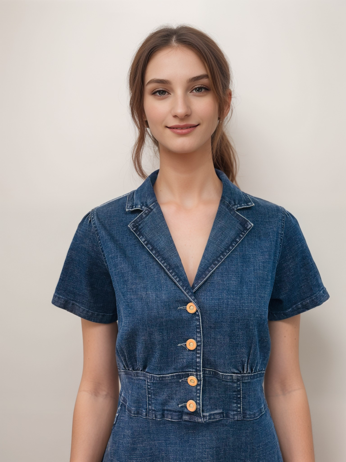 Denim dress