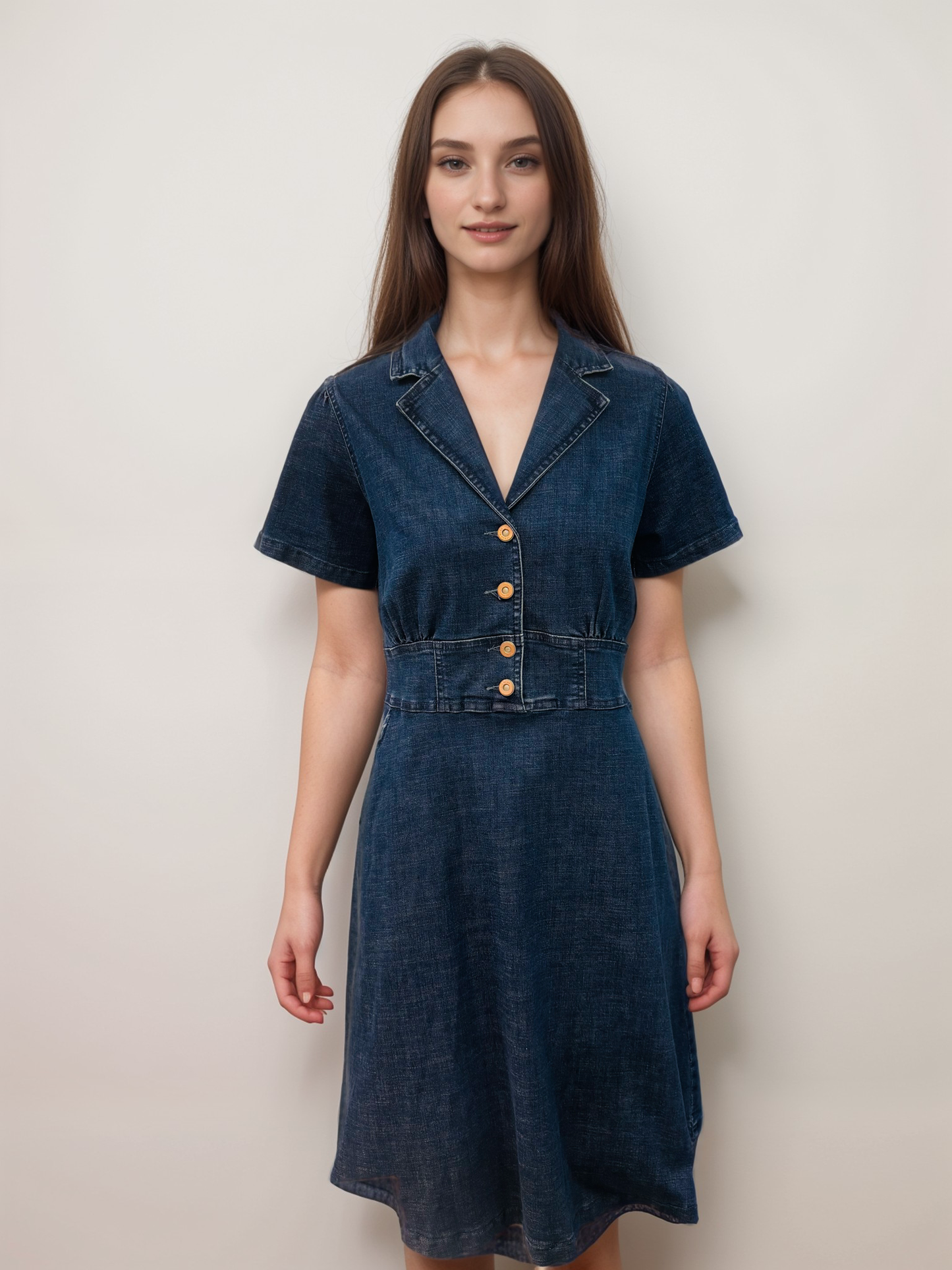 Denim dress