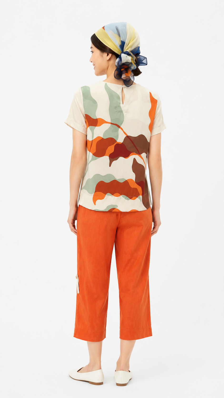Abstract Fern Blouse