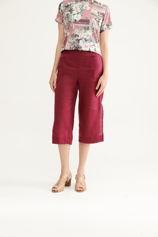 Maroon Culottes  ( NEW )