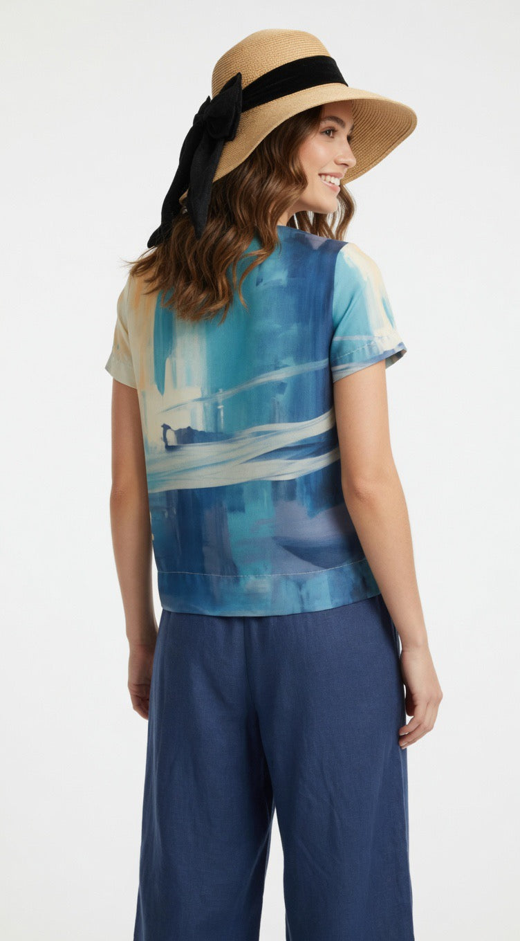 Abstract Blue New