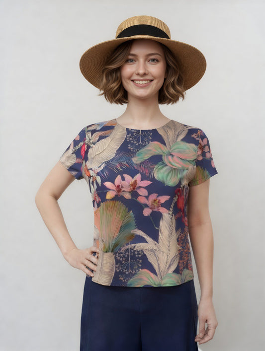 The Blue Orchid Women Blouse
