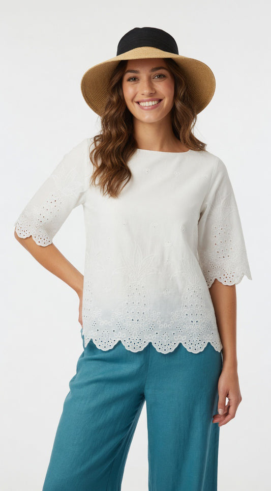 Pure Eyelets Blouse
