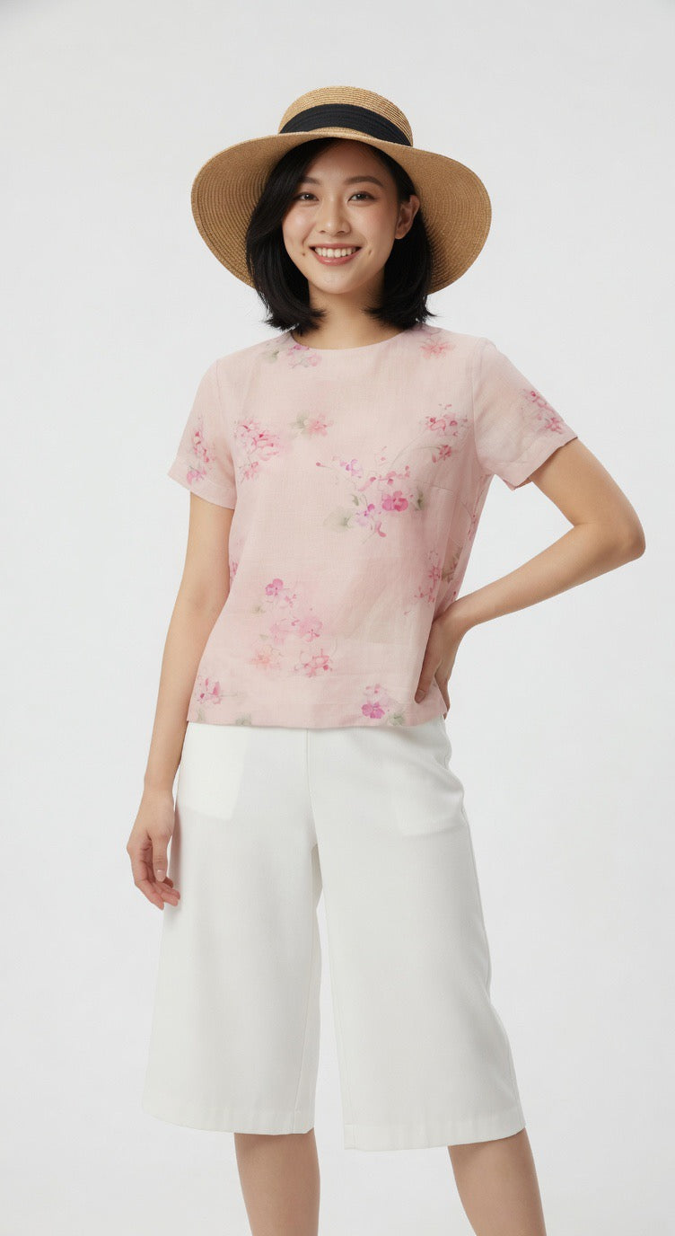 Sweet Orchids Women Blouse