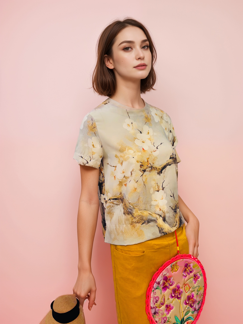 Cherry Blossom Women Blouse