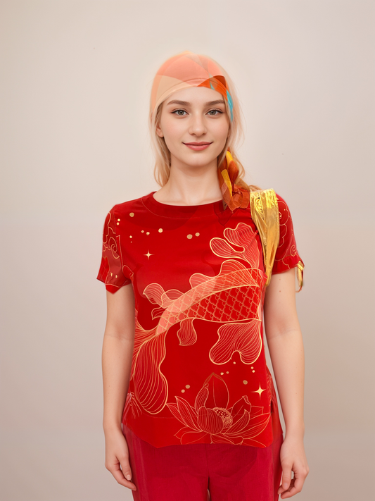 Gold Fish Women Blouse