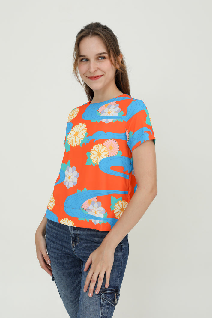 Popsicle Orange Blouse