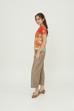 Crimson Crane Oriental Blouse