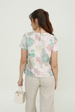 Beige Sheen  Oriental Brocade Blouse