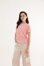 Sweet Pink Chiffon Women Blouse