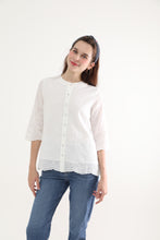 White Eyelet Shirt