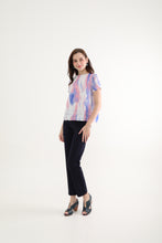 Purple Tie Dye Women Blouse