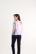 Purple Tie Dye Women Blouse