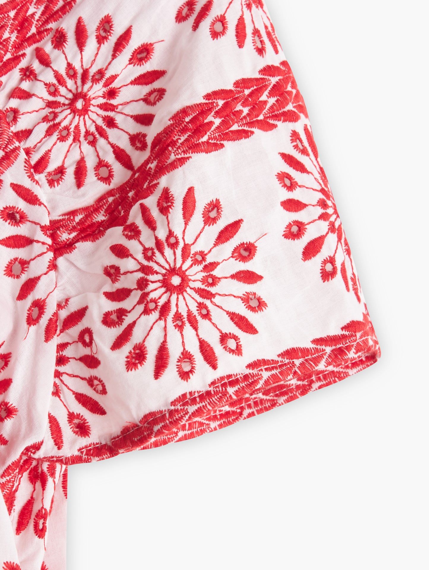 The RED Claire Embroidery Blouse