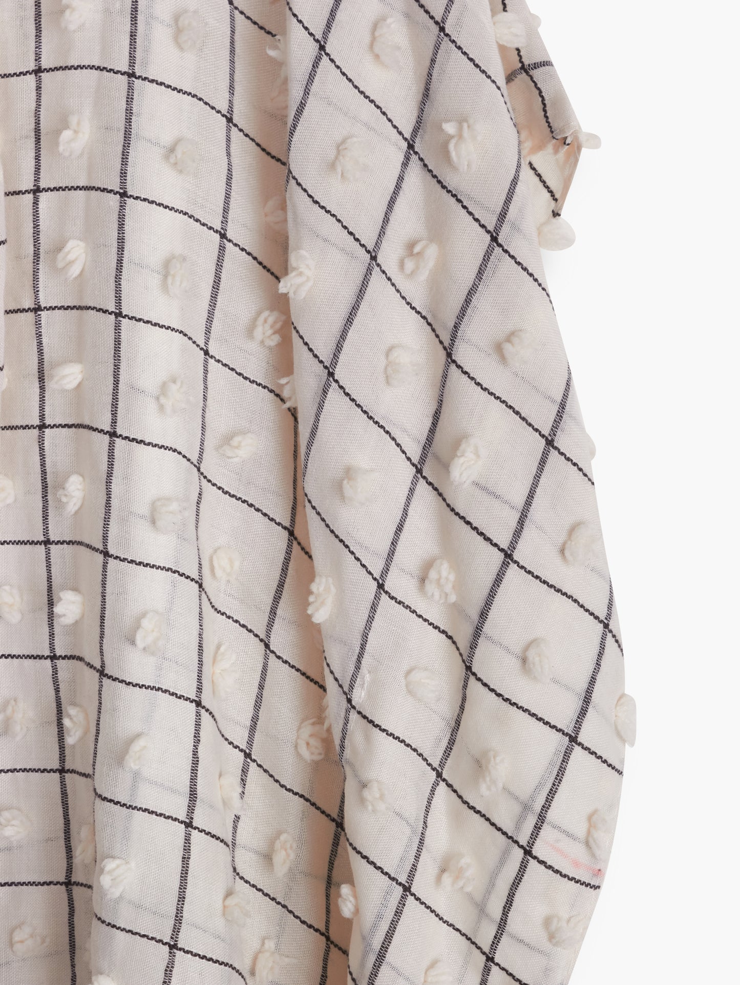 Checkered Kaftan Top