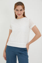 Aya Women Eyelet Lace Blouse