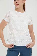 Aya Women Eyelet Lace Blouse