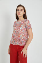 Red Circles Women Blouse