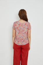 Red Circles Women Blouse