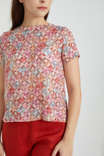 Red Circles Women Blouse