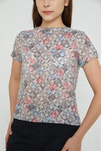 Grey Circles Women Blouse