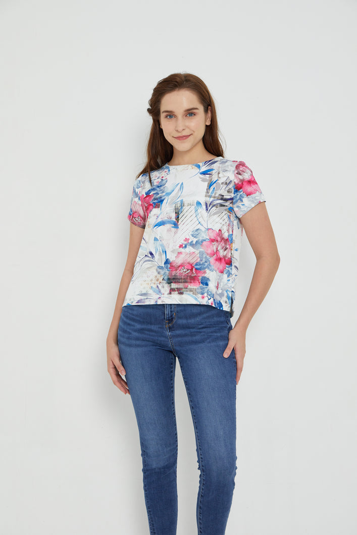 Ko Blue Sakura Women Blouse