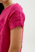 Aliya Fuchsia  Embroidery Women Blouse