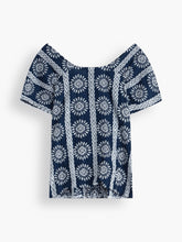 The BLUE Claire Embroidery Blouse