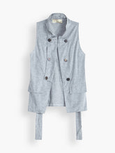 The Women Grey Causal Vest