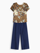 The Mildred Floral Blouse Brown