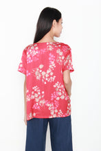 Katherine Red Oriental Kimono Blouse