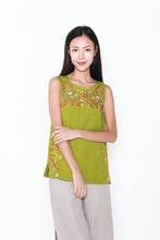 Layla Sleeveless Blooms Blouse