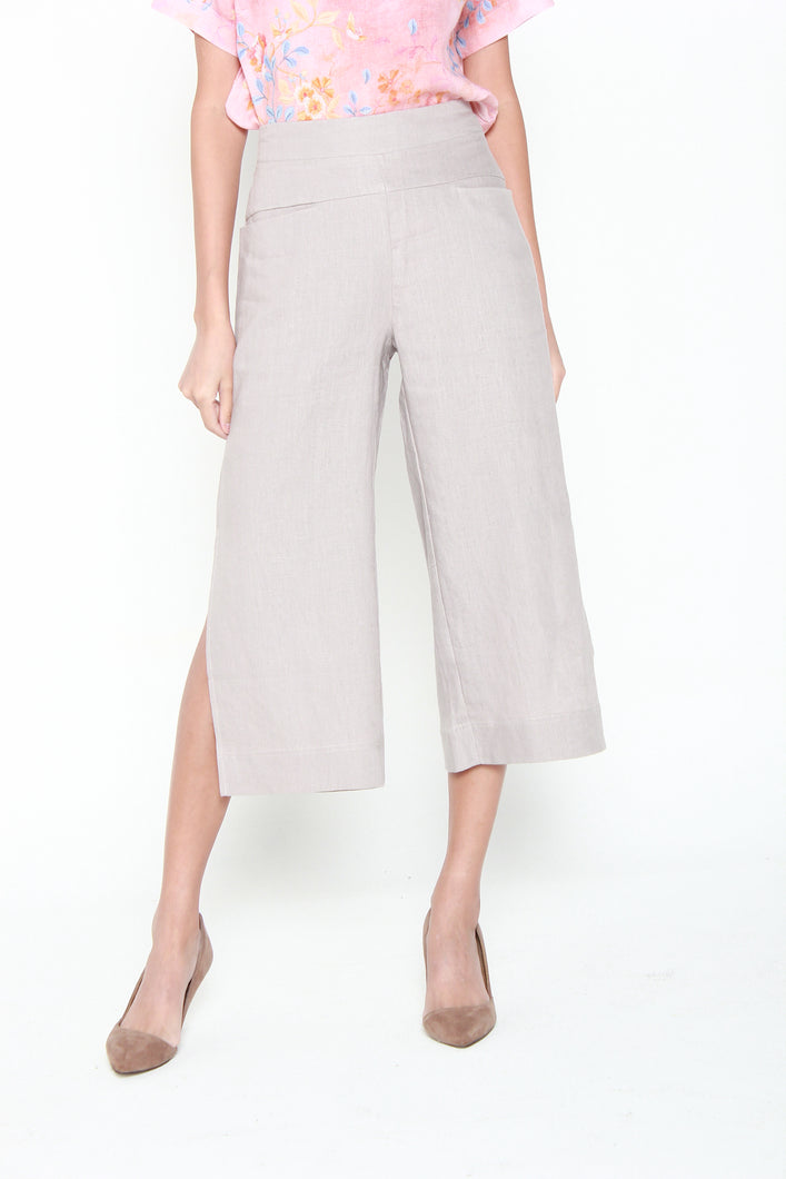 Hann II Culottes Slit Pants