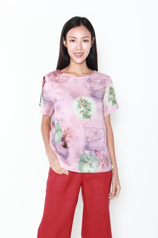 Lilac Jade Emblem Blouse